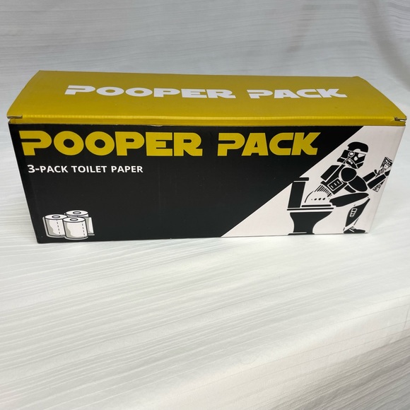 Bath Star Wars Pooper Pack 3 Pack Toilet Paper Novelty Gift To Clean